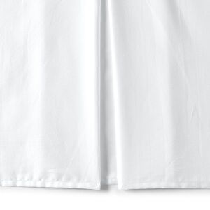 Lands End Twin White Bedskirt